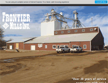 Tablet Screenshot of frontiermills.com